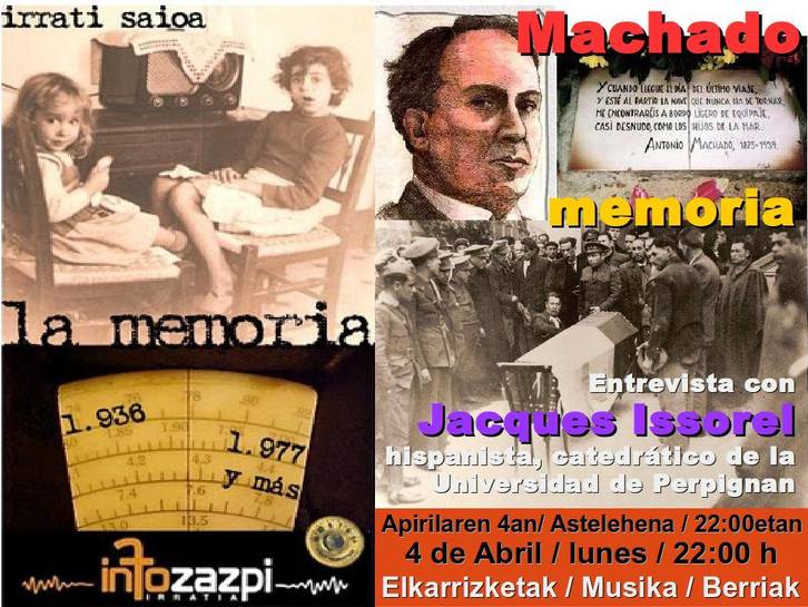 La Memoria. "Machado, Memoria"