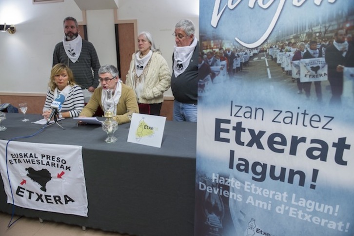 Comparecencia de Etxerat en Donostia. (Juan Carlos RUIZ / ARGAZKI PRESS)