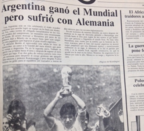 ¡Argentina campeona del mundo!...pasó hace 30 años