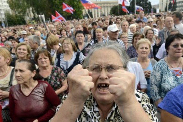 Donetsko manifestazio bat