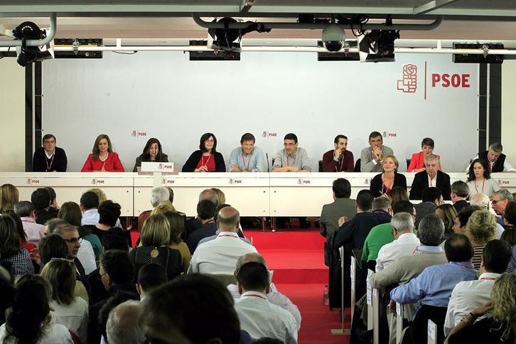 Imagen de la reunión del Comité Federal del PSOE. (J. DANAE)