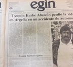 Se cumplen 30 años del fallecimiento del histórico dirigente de ETA Txomin Iturbe