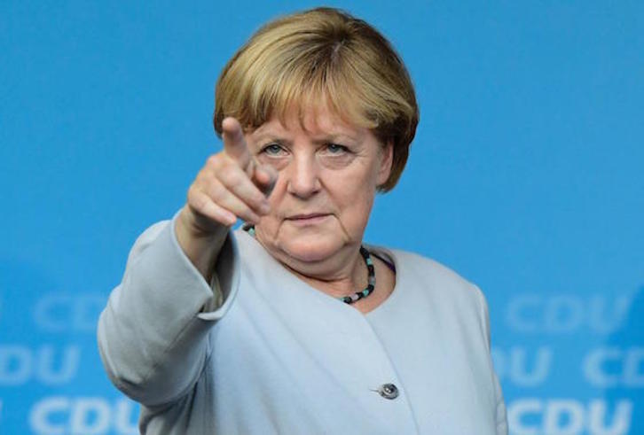 Angela Merkel, en una imagen de archivo. (Tobias SCHWARZ/AFP)