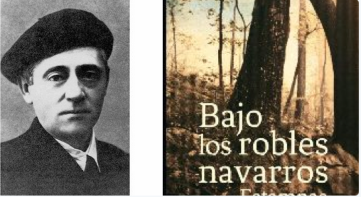 "Bajo los robles navarros" 1937-1938 urteen artean idazti zuen Urabayenek