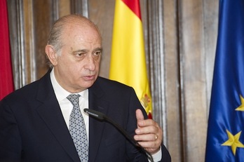 El ministro español de Interior, Jorge Fernández Díaz, en una imagen de archivo. (Idoia ZABALETA/ARGAZKI PRESS)