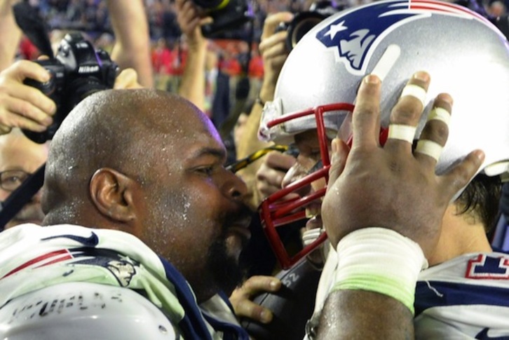 Los Patriots celebran su cuarto título de la Super Bowl. (Timothy A. CLARY/AFP PHOTO)