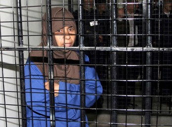 Imagen difundida por agencias jordanas de Sayida al Rishawi, una de las ejecutadas por Jordania. (AFP)