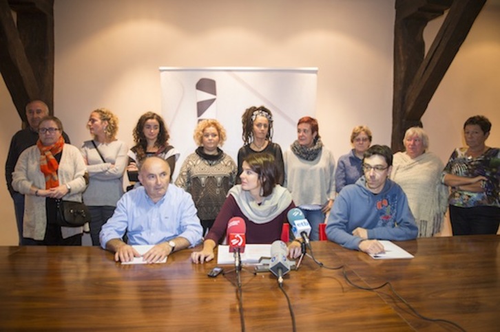 Rueda de prensa de Egiari Zor en Bilbo. (Marisol RAMIREZ/ARGAZKI PRESS)
