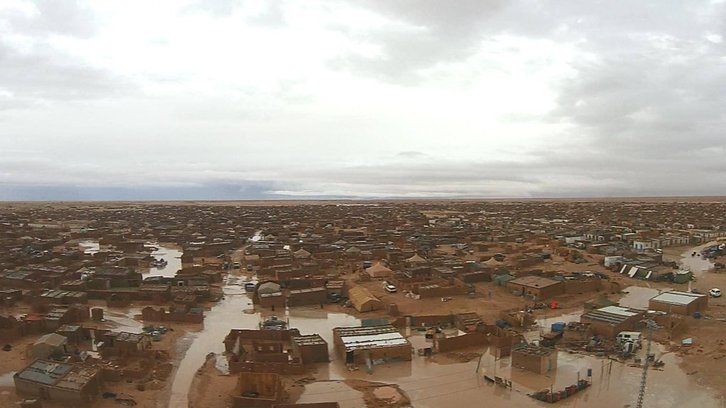 Situación del campamento Smara en Sahara. Foto @rasdtv