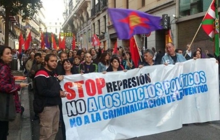 Manifestación en Madrid hace dos años.