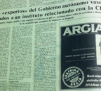 Hace 30 años se hablaba de expertos de la CIA contratados por el Gobierno de Gasteiz para luchar contra ETA