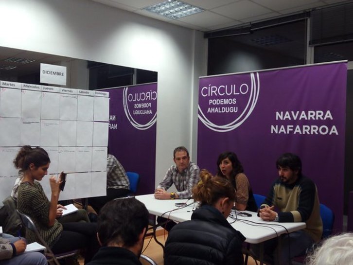 Laura Pérez, de Podemos Nafarroa, ha confirmado el acuerdo. (@Podemosnavarra)