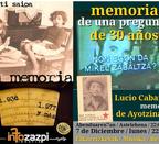 22:00H: La Memoria. Memoria de una pregunta de 30 años