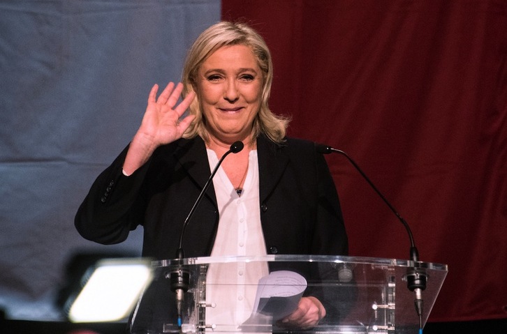 Marine Le Pen valora los resultados electorales. (Denis CHARLET/AFP) 