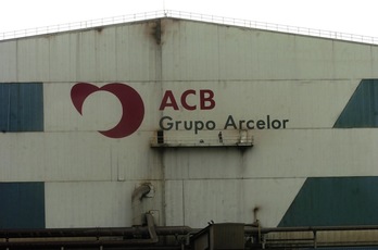 Planta de Arcelor Mittal en Sestao. (Luis JAUREGIALTZO / ARGAZKI PRESS)