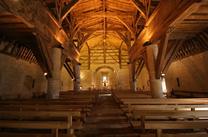 El terreno de la ermita de la Antigua, en Zumarraga, es uno de los bienes inmatriculados por la Iglesia. (Gotzon ARANBURU/ARGAZKI PRESS)