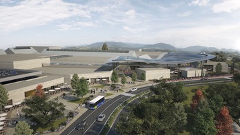 Montaje visual del proyecto del nuevo centro comercial Garbera. (Ayuntamiento de Donostia)