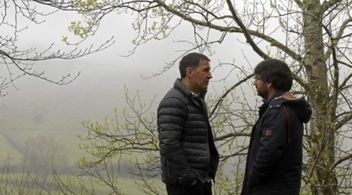 Jordi Evolek Arnaldo Otegiri egindako elkarrizketaren irudi bat