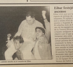 Hace 30 años el Eibar celebraba el ascenso a Segunda B