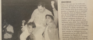 Hace 30 años el Eibar celebraba el ascenso a Segunda B