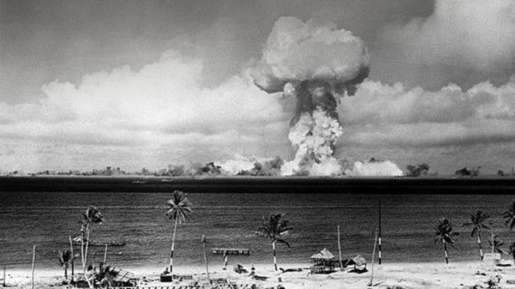 Duela 50-60 urte, AEBek 67 froga nuklear egin zituzten Marshall Uharteetan (Australiako ipar-ekialdean)