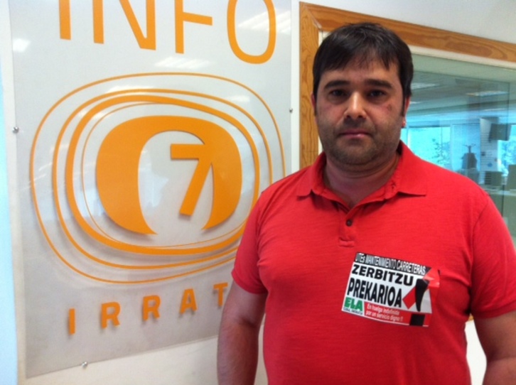 Igor San Jose ELA sindikatuko ordezkaria.