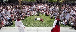 Multitudinario homenaje a Germán Rodríguez con la vista puesta en la querella argentina