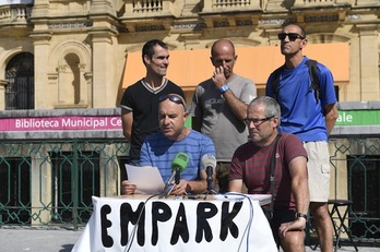 Trabajadores de Empark han denunciado sus condiciones laborales. (ARGAZKI PRESS)
