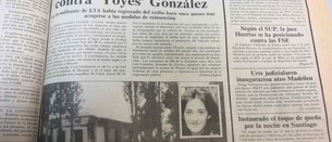 Hace 30 años EGIN llevaba a su portada el atentado mortal contra “Yoyes”