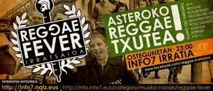 Gaur 23h: Irlandako reggae musika Reggae Fever saioan