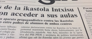 Esto es lo que decía el PSE sobre las ikastolas hace 30 años