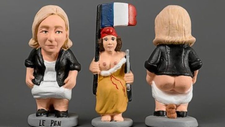 Fronte Nazionaleko lider Jean Marie Le Pen