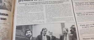 Hace 30 años Jesus Egiguren fué nombrado presidente del Parlamento de Gasteiz