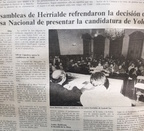 Hace 30 años HB presentaba al preso político Juan Carlos Yoldi como candidato a lehendakari