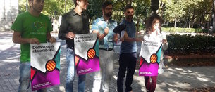 Llamamiento a salir a la calle porque “en Catalunya se está jugando la democracia europea”