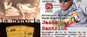 La Memoria: Entrevista a Jesús Santrich, ex-comandante miembro del Estado Mayor Central de las FARC