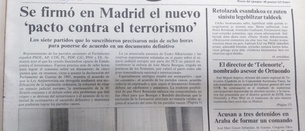 El pacto de Madrid del 87, previo al de Ajuria Enea, “un intento de acorralar a la izquierda abertzale social y políticamente”