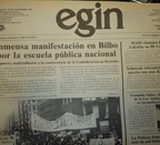 1987: La reivindicación de la escuela nacional vasca, más presente que en la actualidad