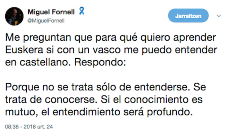 tuit de Miguel Fornell