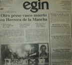 El secuestro del empresario Revilla y la muerte del preso Mikel Lopetegi, muestra de los convulsos años 80