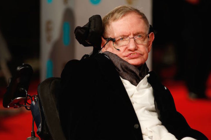 Stephen Hawking, en una imagen tomada en 2015 en Londres. (Justin TALLIS/AFP)