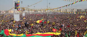 La solidaridad vasca presente en Amed en la celebración del Newroz, día del año nuevo kurdo