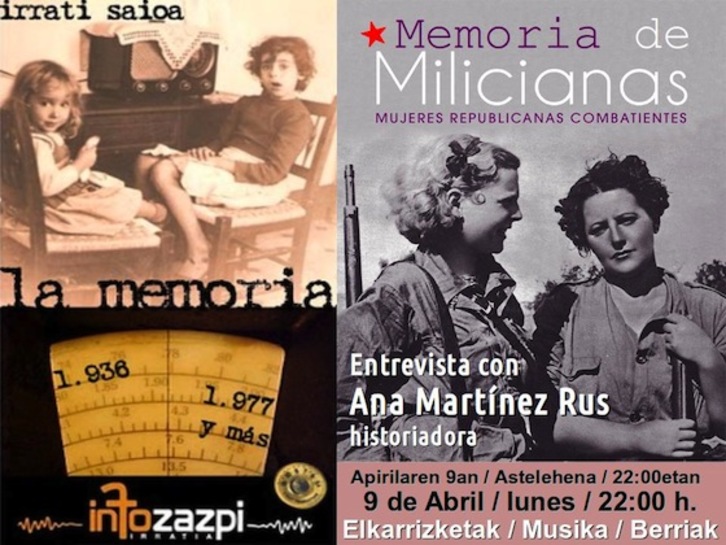 La Memoria. "Memoria de milicianas.