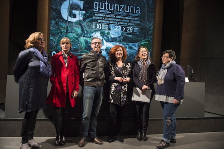 Presentación del festival de literatura Gutun Zuria. (Monika DEL VALLE / ARGAZKI PRESS)