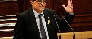 Quim Torra presidente berriaren inguruko hausnarketa Beñat Zaldua kazetariarekin