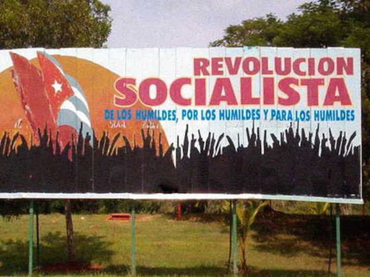 Mural a favor de la Revolución cubana