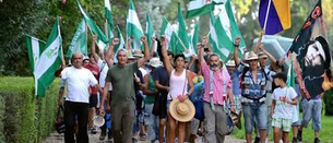 Oscar Reina [SAT] «Que se enteren que con nosotros no van a poder, seguiremos en pie luchando por las causas justas»