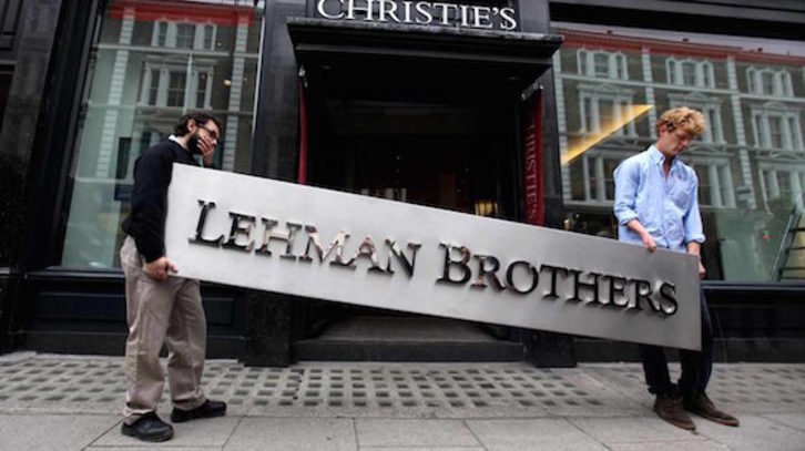El banco de inversión Lehman Brothers quebró el 15 de septiembre del año 2008
