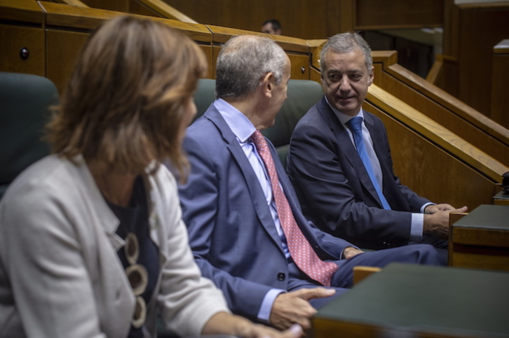 Iñigo Urkullu, en el Parlamento. (Jaizki FONTANEDA/FOKU)