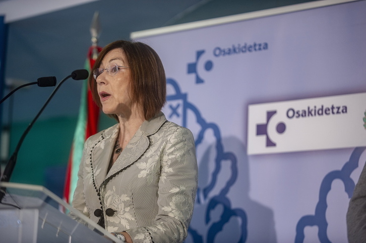 María Jesús Múgica, hasta ayer directora general de Osakidetza. (Jaizki FONTANEDA/FOKU)